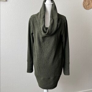 Lululemon Along the Way Dress - Heathered Dark Olive - Size Small